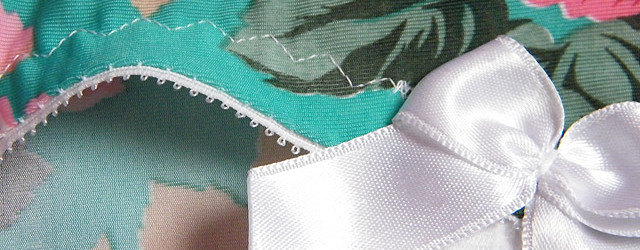 Rose Girdle Stitching Detail