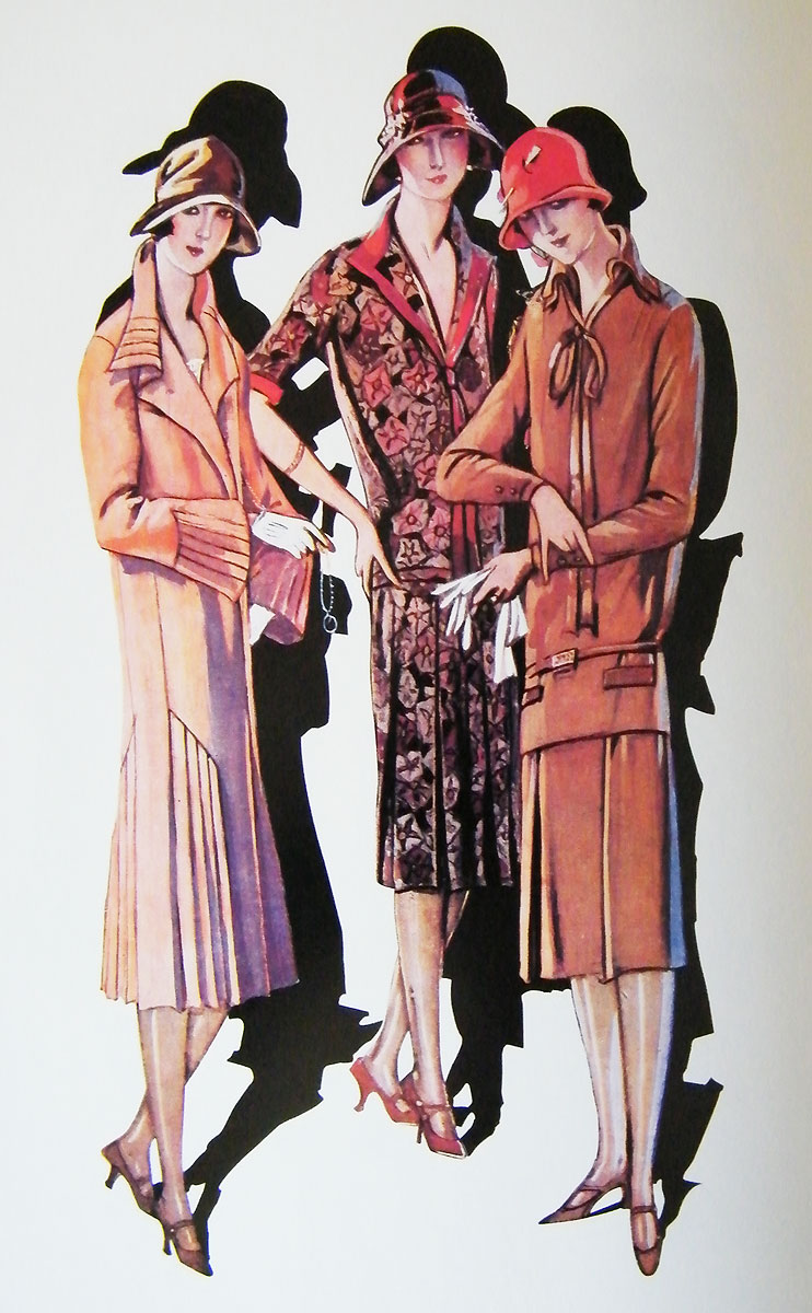 1920s daywear illustration