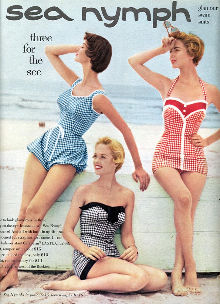 Vintage 1950s swimwear