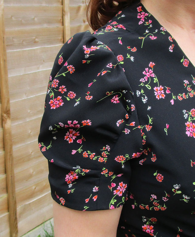 Anna Sui 1940s Dress Sleeve Detail