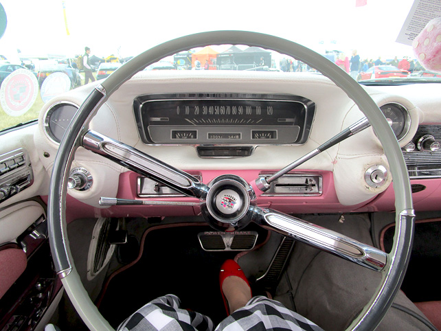 Inside a 1960 Pink Cadillac