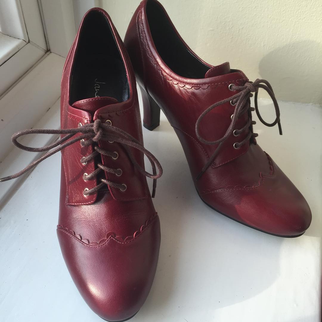 Heeled Oxford Shoes