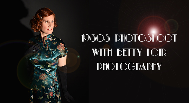 1930s photoshoot with Betty Noir