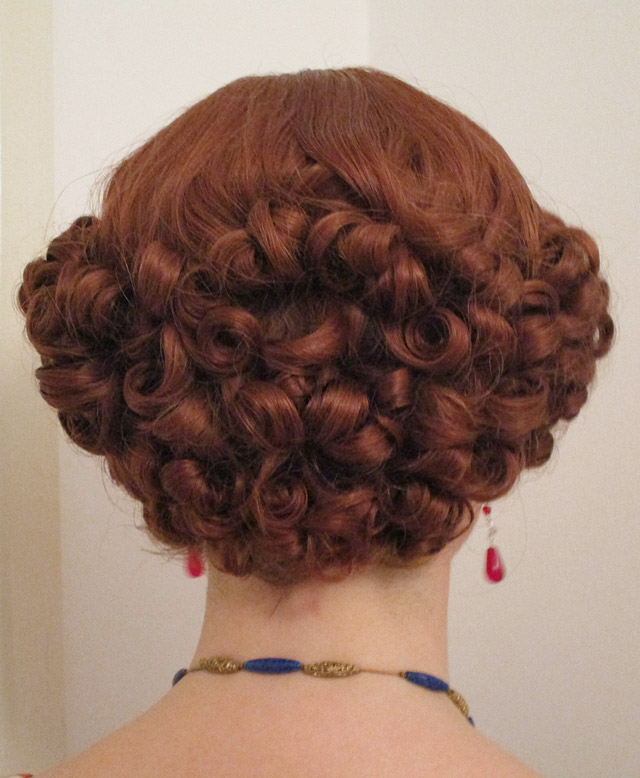 Back of 1930s hairstyle