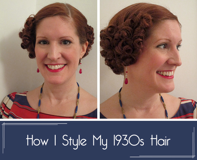 How to style 1930s hair