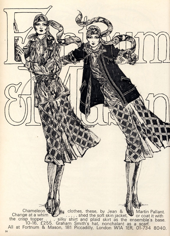 Fortnum and Mason illustration, 1974