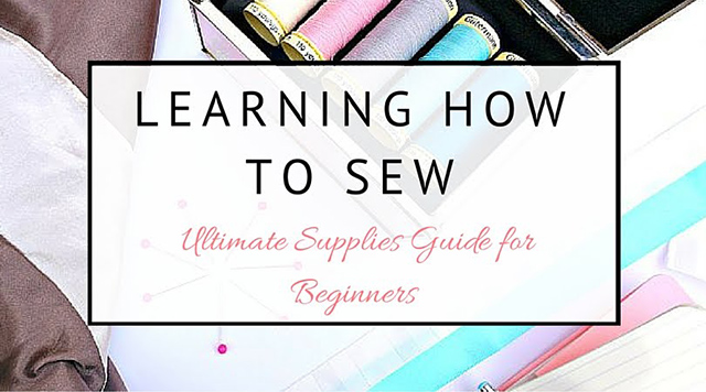 Learning to sew