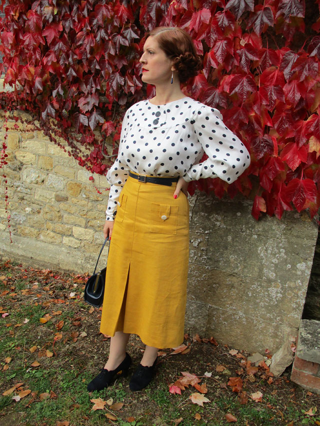 1930s separates - blouse and skirt