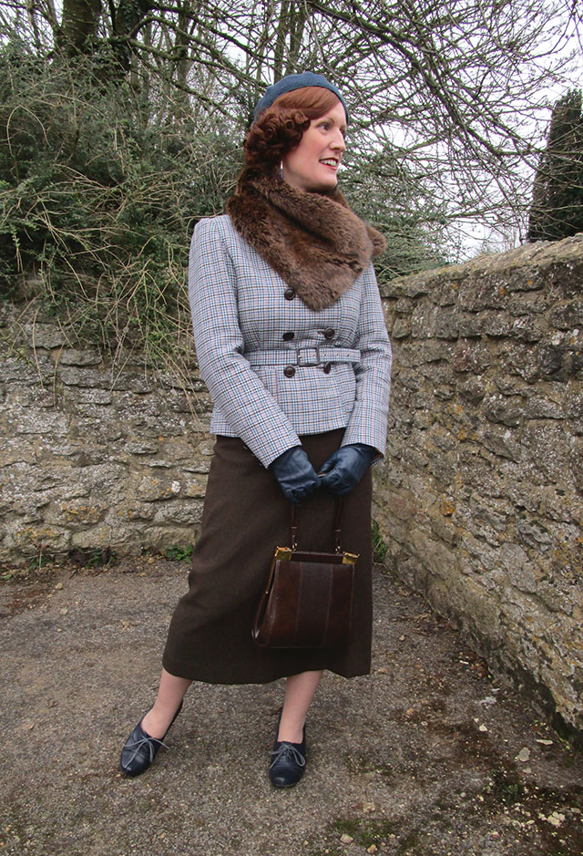 1930s country tweed outfit