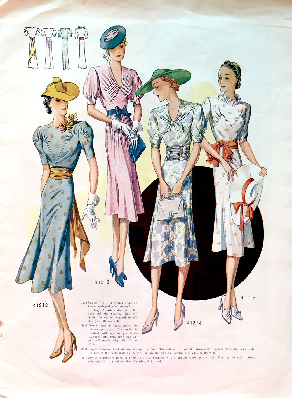 1938 summer dresses