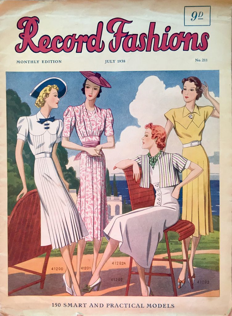 Record Fashions magazine - July 1938