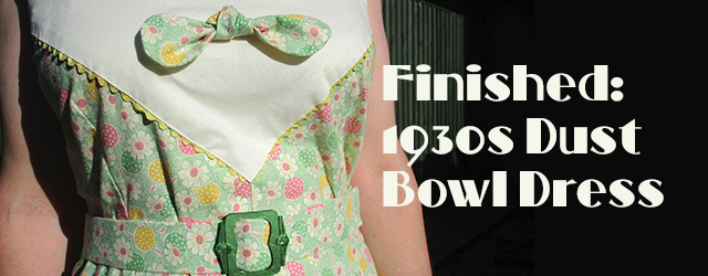 1930s dust bowl dress