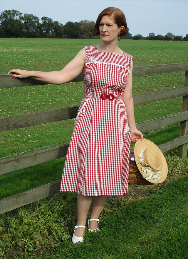 1940s ethically produced dress