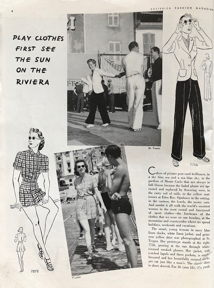 Butterick Sewing Pattern Book - Summer 1938